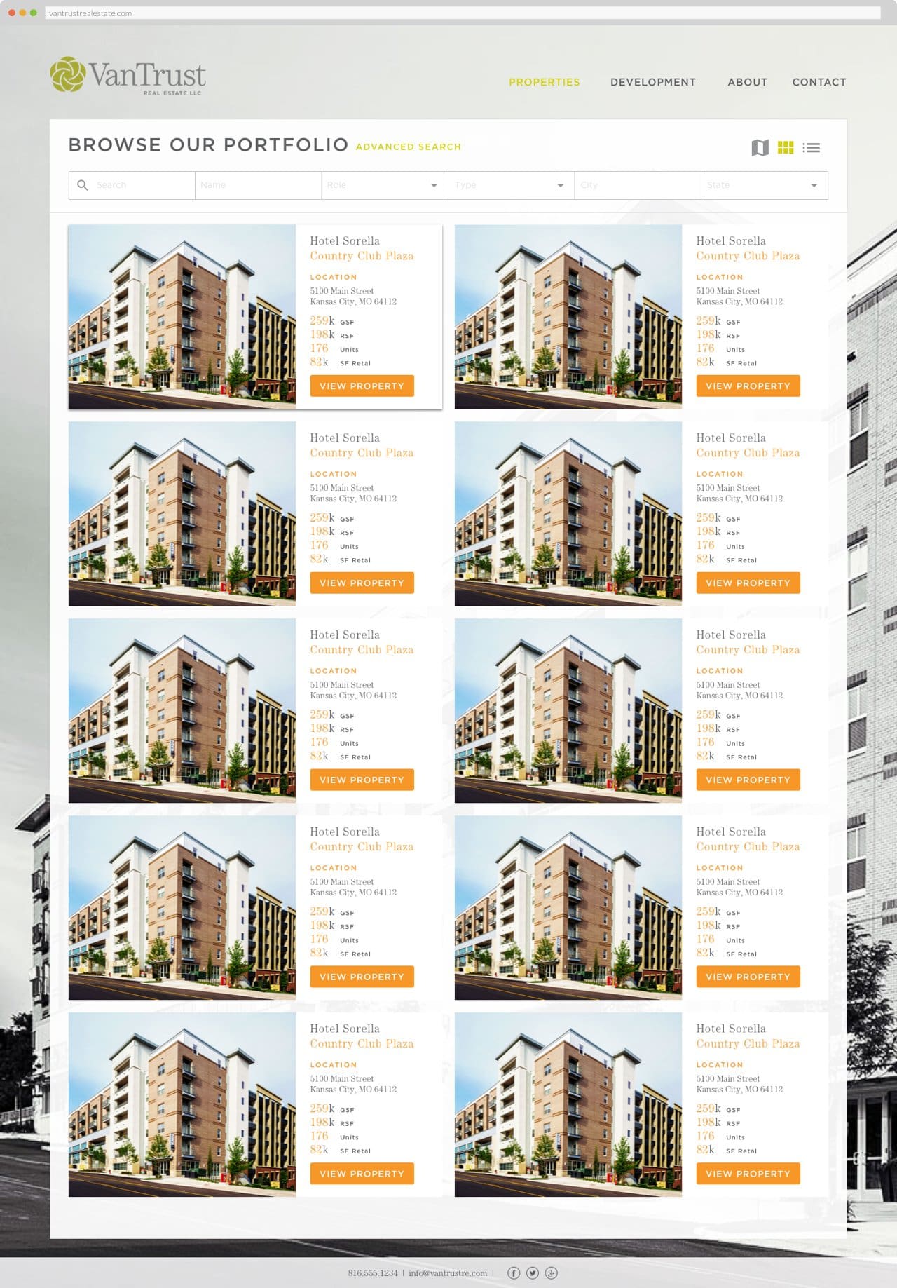 VanTrust Real Estate - Property Search, Grid View